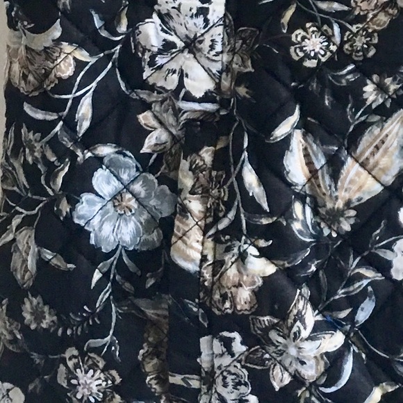 NWT Susan Graver Floral Zip Front Puffer Vest 10 - Picture 3 of 5